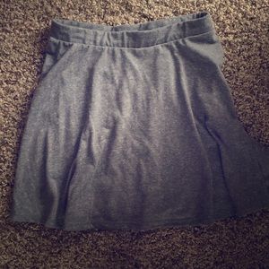 Cute cotton skirt - grey